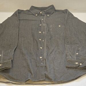 Men's Casual Button Down Shirt - Black